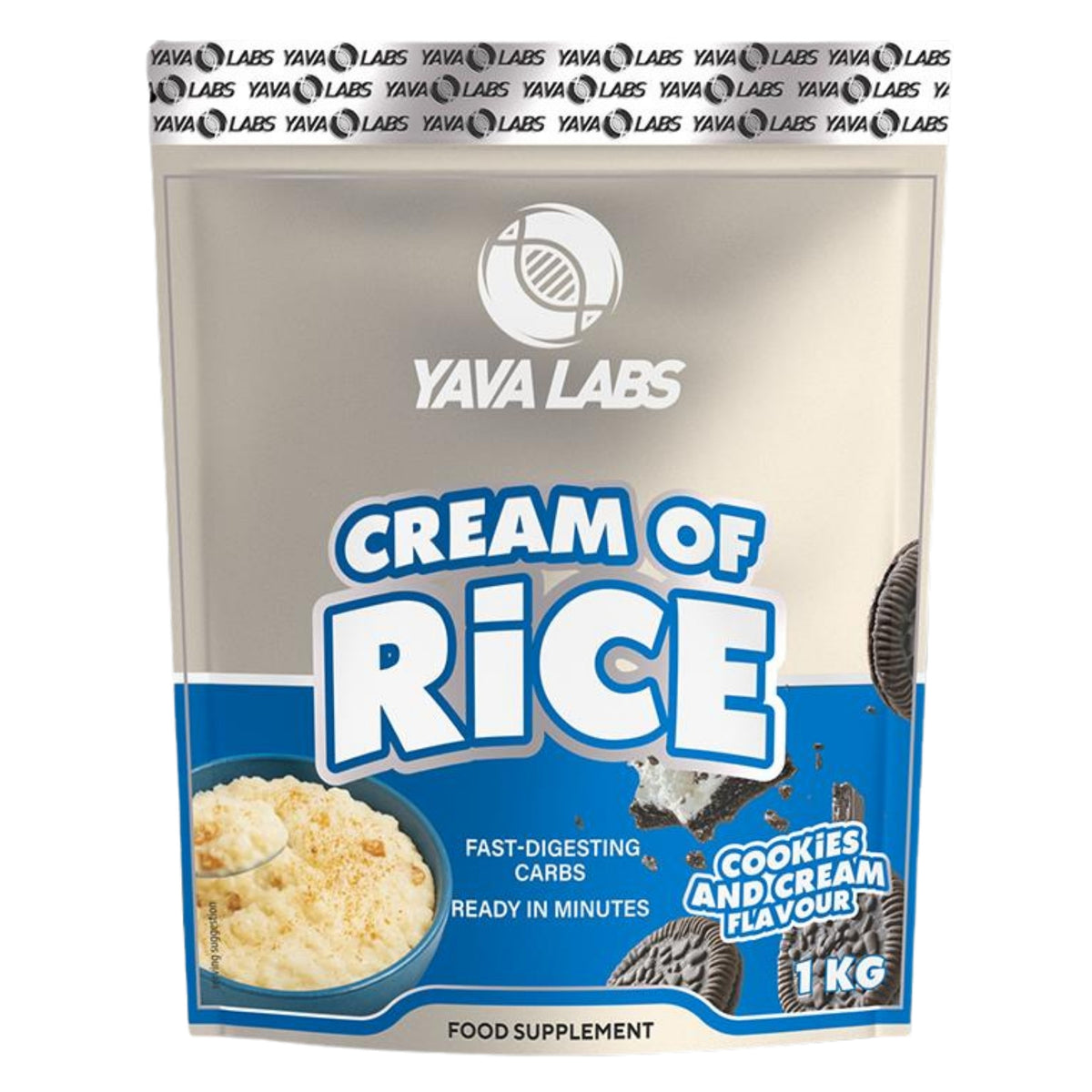 Yava Labs, Cream of Rice, 1kg, 33 Servings