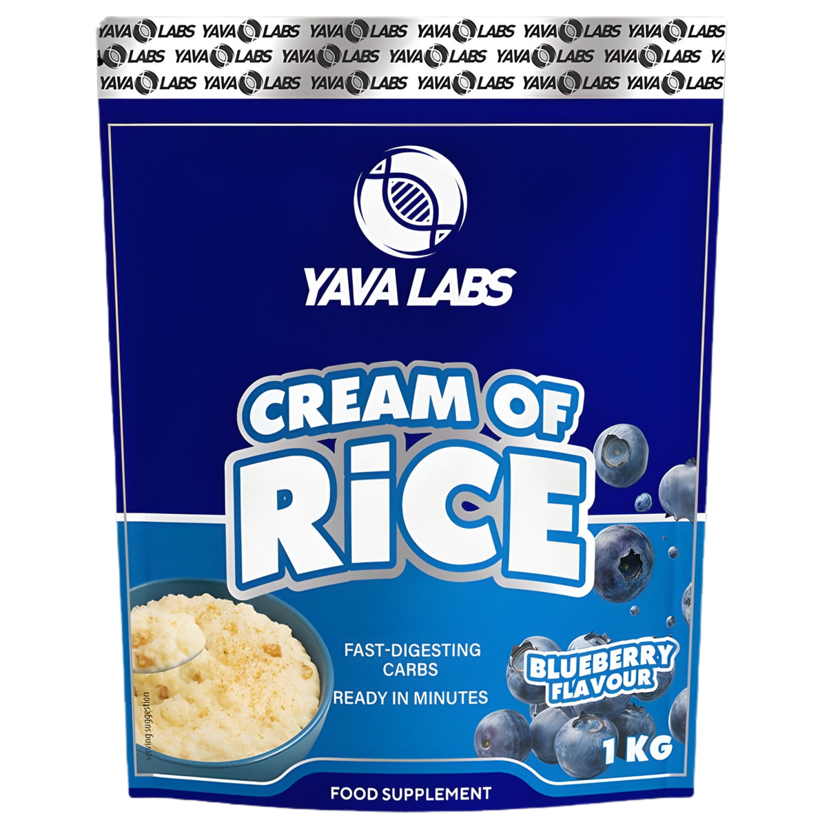 Yava Labs, Cream of Rice, 1kg, 33 Servings