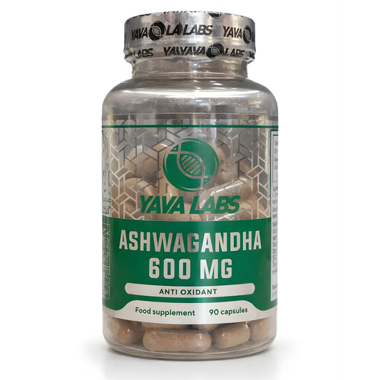 Yava Labs, Ashwagandha 600 mg, 90 Capsules