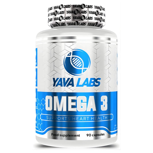Yava Labs Omega-3 Fish Oil, 90 Capsules